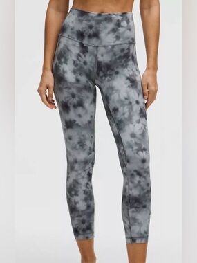 NWT Lululemon Align HR Pant 25” Size 6 Lined Gray Marble NWT